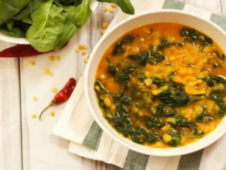 lentil spinach soup