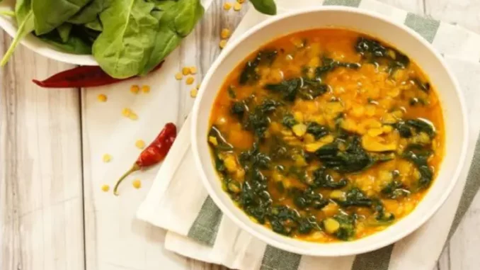 lentil spinach soup