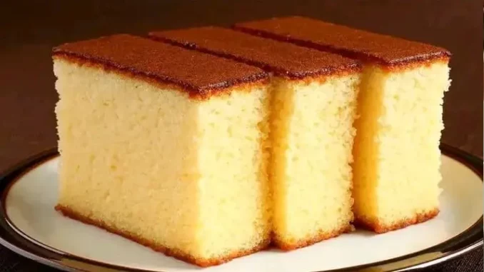 Castella cake recipe