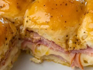 Crock Pot Ham and Cheese Sliders