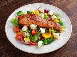 Easy Balsamic Salmon Salad