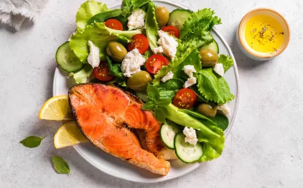 Greek Salmon Salad