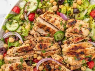 Grilled Mediterranean Chicken Salad