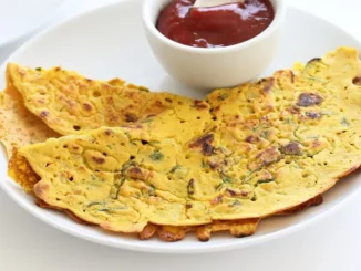 Mom’s Chickpea Flour Pancakes