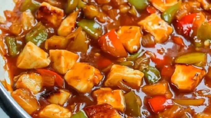 Sweet And Sour Halloumi Recipe