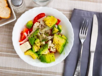 Tangy Cucumber Avocado Salad