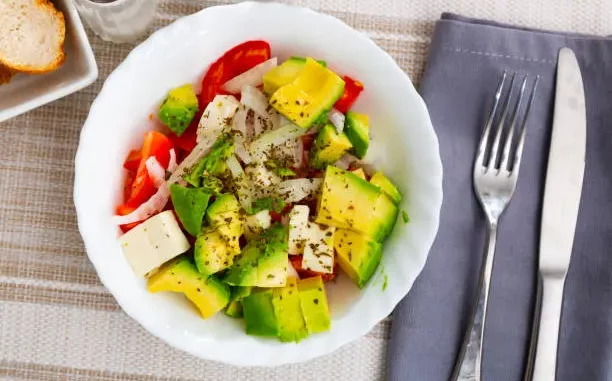 Tangy Cucumber Avocado Salad