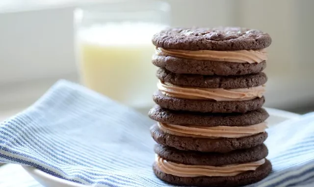 Chocolate Malt Sandwiches