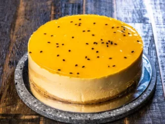 passion fruit cheesecake