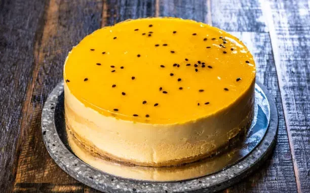 passion fruit cheesecake